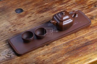 《山水紫砂壺承》 《山水紫砂壺承》