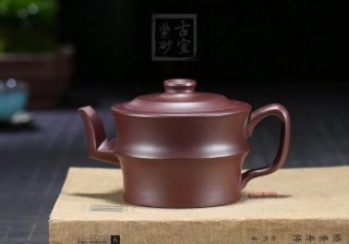 《竹段》宜興紫砂壺工藝美術(shù)師手工竹段紫茄泥 《竹段》宜興紫砂壺工藝美術(shù)師手工竹段紫茄泥